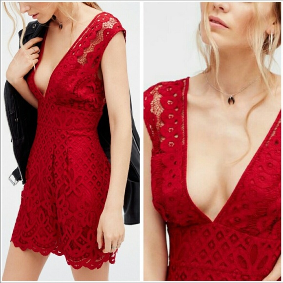 Free People Dresses & Skirts - Free People One Million Lovers Lace Dress